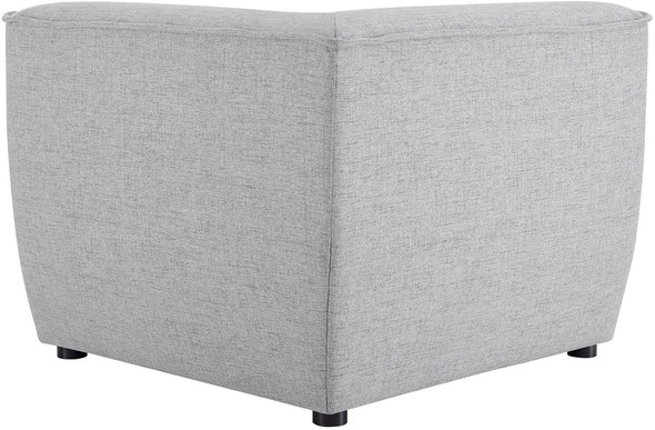 sectional sofa modern style Modway Furniture Sofas and Armchairs Light Gray