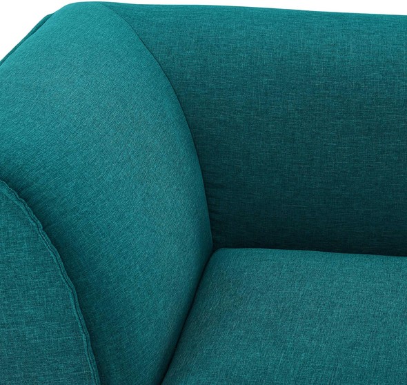 left facing chaise sofa Modway Furniture Sofas and Armchairs Teal