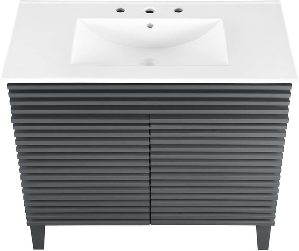 small bathroom vanity designs Modway Furniture Vanities Gray White