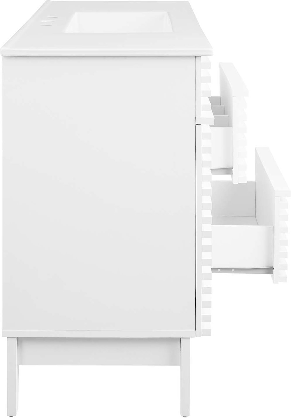 modern bathroom vanity designs Modway Furniture Vanities White White