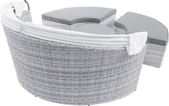 sunbrella outdoor furniture sale Modway Furniture Daybeds and Lounges Light Gray Gray