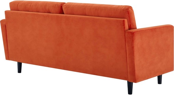 sectional sofa turns into bed Modway Furniture Sofas and Armchairs Orange