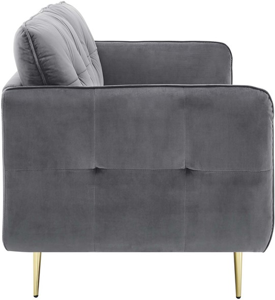 loveseat bed sofa Modway Furniture Sofas and Armchairs Gray