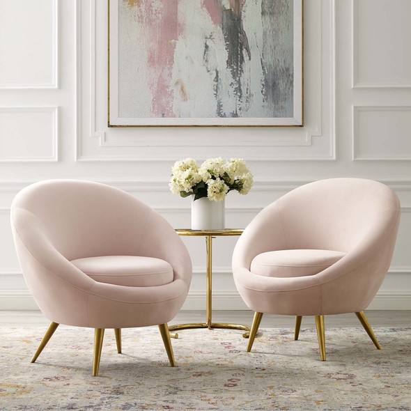 pink side chairs Modway Furniture Sofas and Armchairs Pink