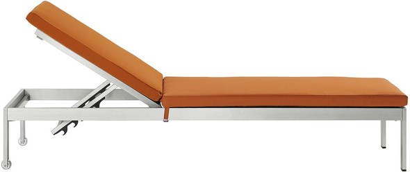 outdoor furniture store nearby Modway Furniture Daybeds and Lounges Silver Orange