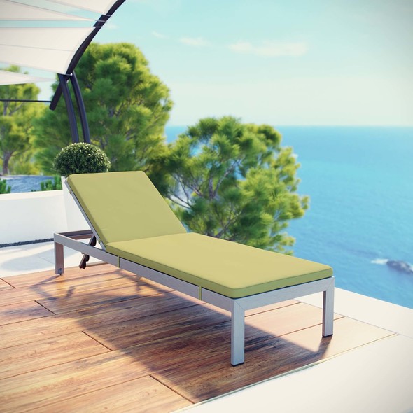 chair set outdoor Modway Furniture Daybeds and Lounges Silver Peridot