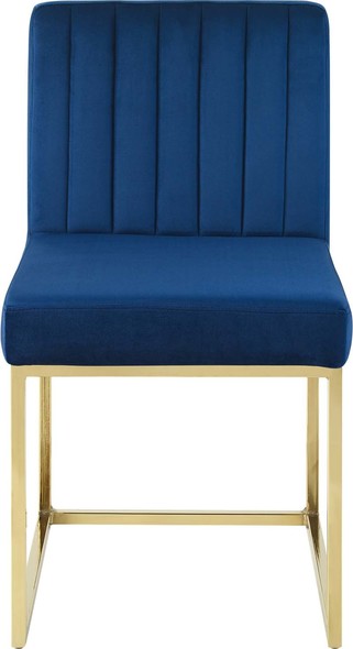 dining side chairs upholstered Modway Furniture Dining Chairs Gold Navy