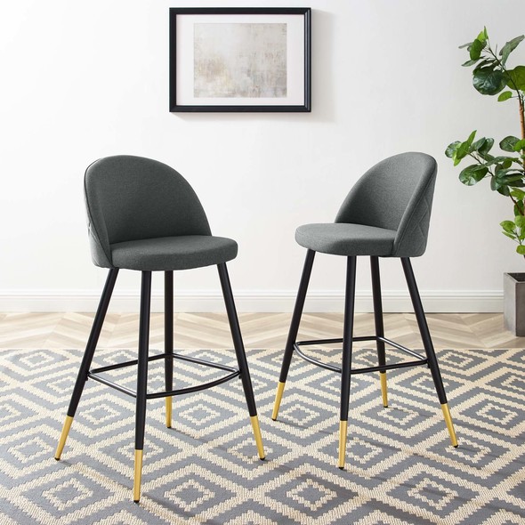 stools in french Modway Furniture Bar and Counter Stools Gray