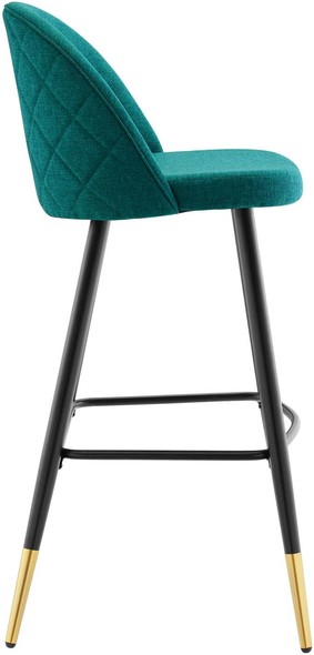 white black bar stools Modway Furniture Bar and Counter Stools Teal