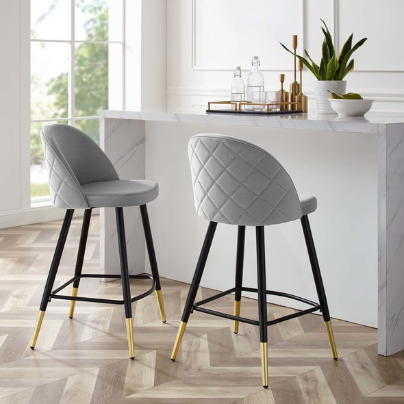 director counter stool Modway Furniture Bar and Counter Stools Light Gray