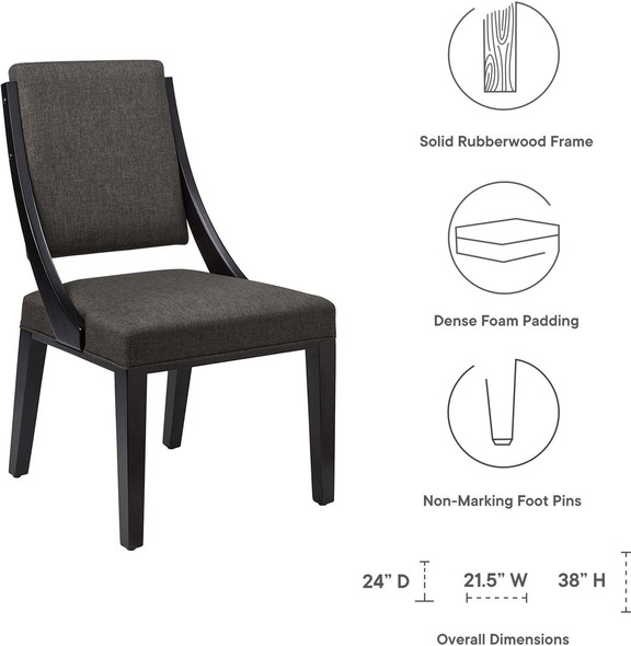 cream dining chairs Modway Furniture Dining Chairs Gray