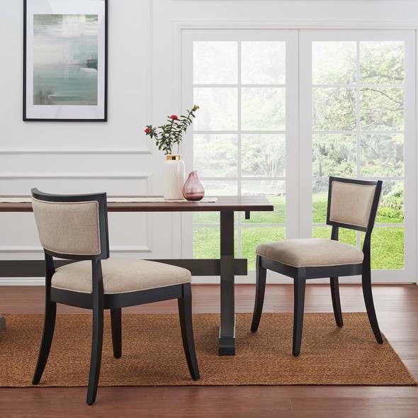 contemporary dining room design Modway Furniture Dining Chairs Beige