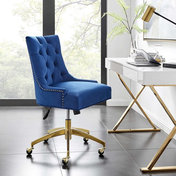 office reception chairs Modway Furniture Office Chairs Gold Navy