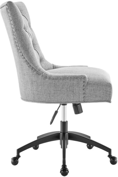 grey swivel desk chair Modway Furniture Office Chairs Black Light Gray
