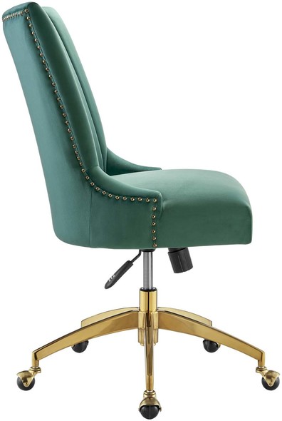a chair for a desk Modway Furniture Office Chairs Gold Teal