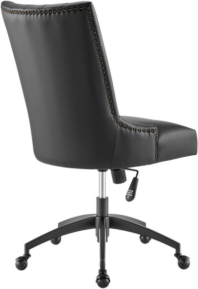 mid back chair office Modway Furniture Office Chairs Black Black