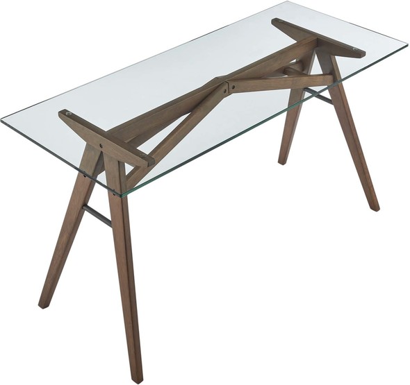 desk surface Modway Furniture Computer Desks Desks Walnut