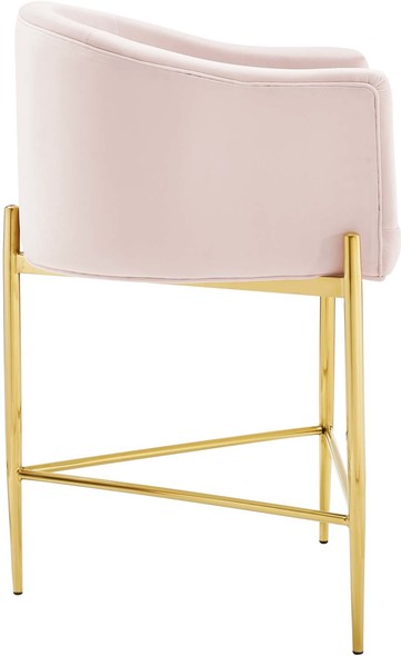 counter height swivel stools with backs and arms Modway Furniture Bar and Counter Stools Pink