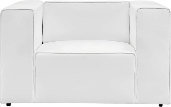cheap chaise lounge chair Modway Furniture Sofas and Armchairs White