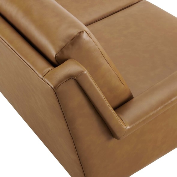 modern sofa fabric Modway Furniture Sofas and Armchairs Black Tan