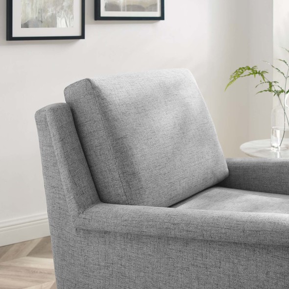 grey occasional chair Modway Furniture Sofas and Armchairs Black Gray