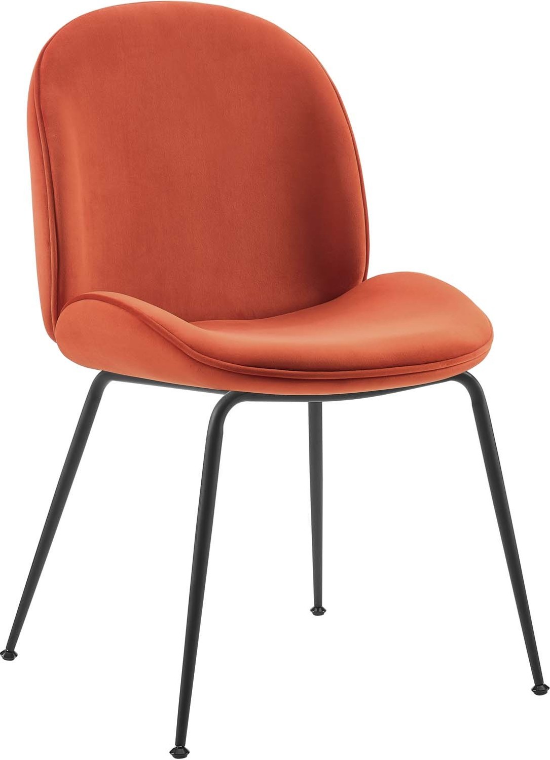 grey bench dining set Modway Furniture Dining Chairs Orange