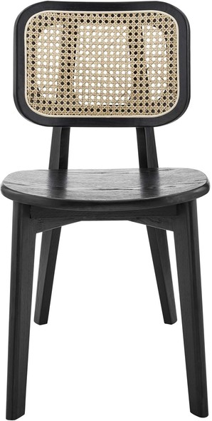 rustic dining table and chairs Modway Furniture Dining Chairs Black