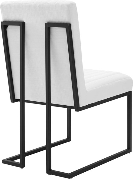 black dining side chair Modway Furniture Dining Chairs White