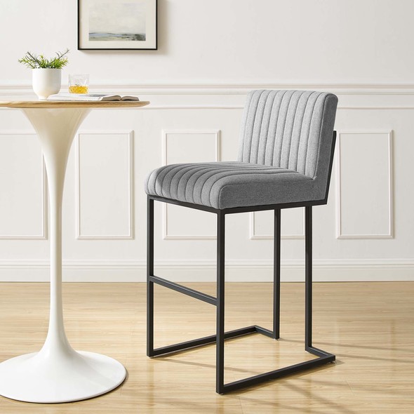 tall wooden bar stools Modway Furniture Bar and Counter Stools Light Gray