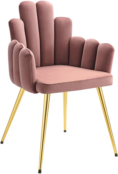 black dining room chairs Modway Furniture Dining Chairs Gold Dusty Rose