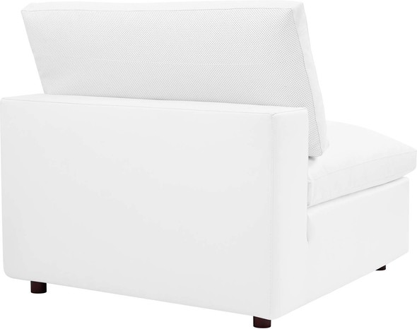black lounge chaise Modway Furniture Sofas and Armchairs White