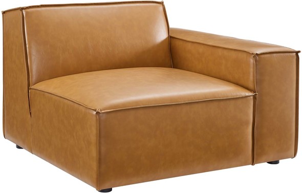 circle couch bed Modway Furniture Sofas and Armchairs Tan