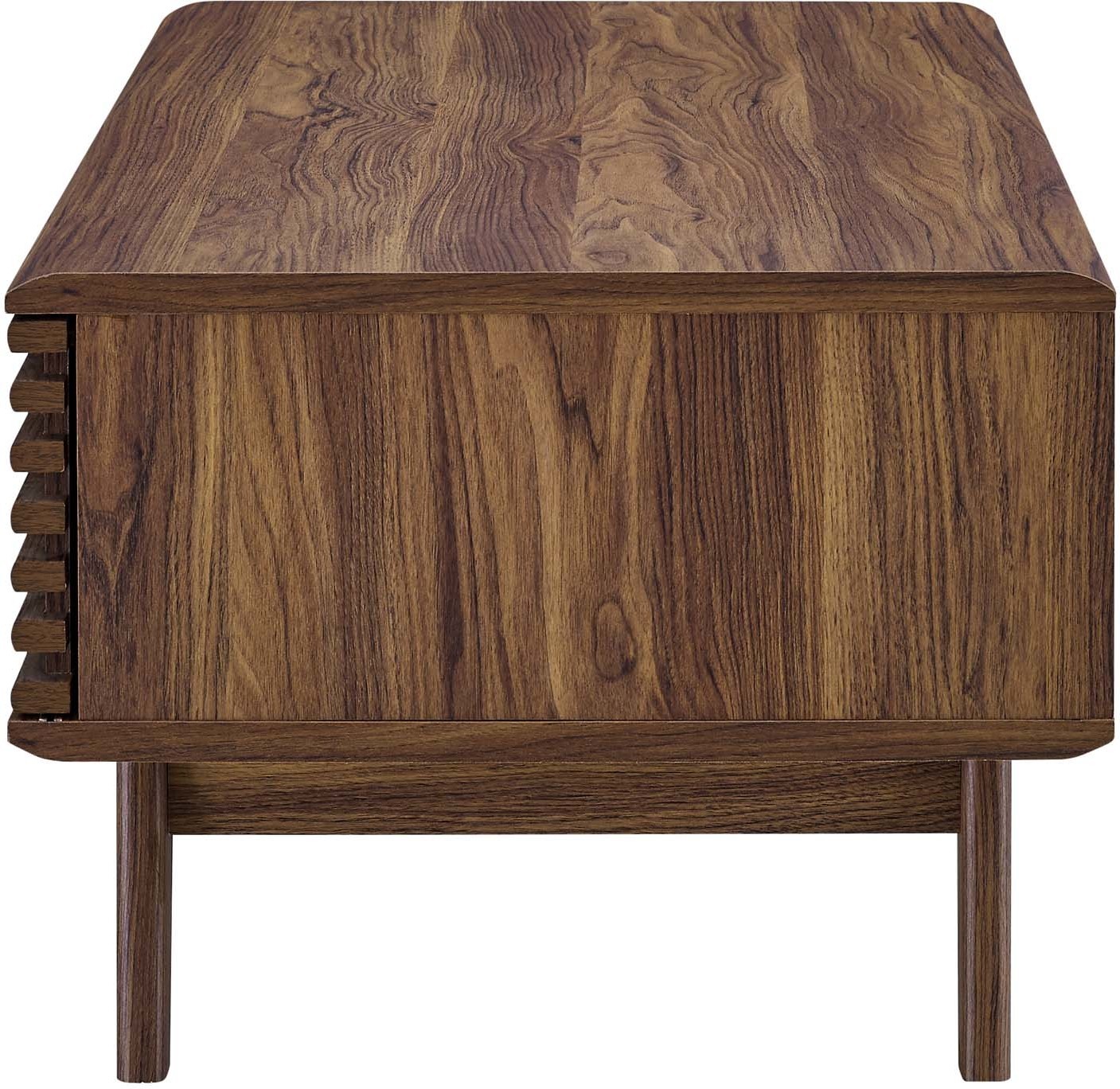 edloe finch coffee table Modway Furniture Tables Walnut