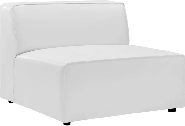 green leather couches for sale Modway Furniture Sofas and Armchairs White