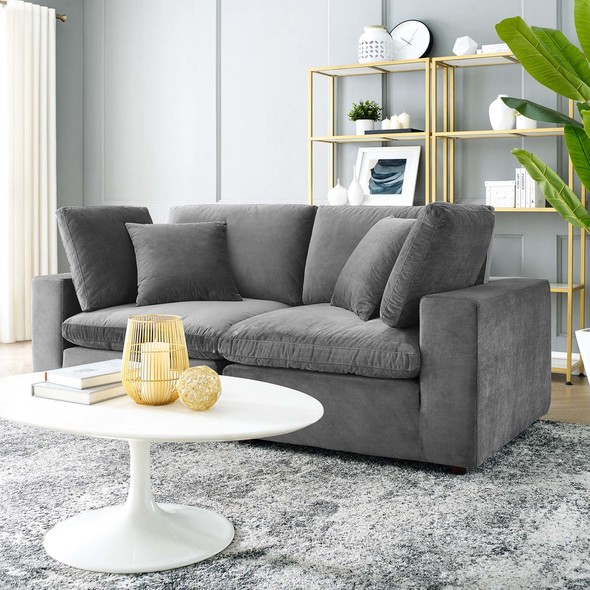 the best sectionals Modway Furniture Sofas and Armchairs Gray