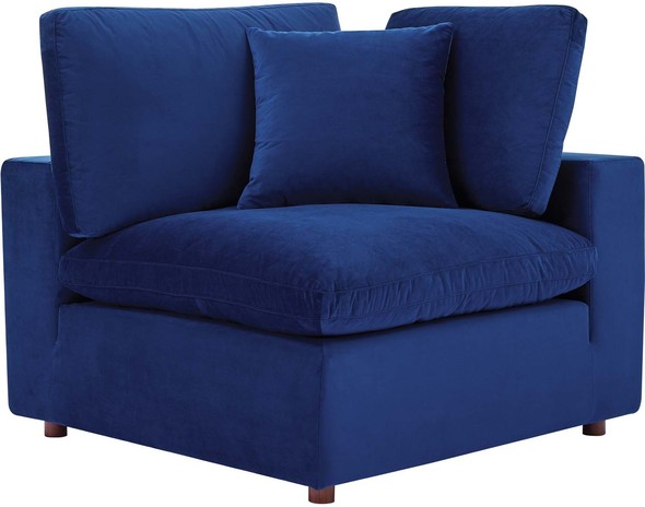 cheap velvet couch Modway Furniture Sofas and Armchairs Navy