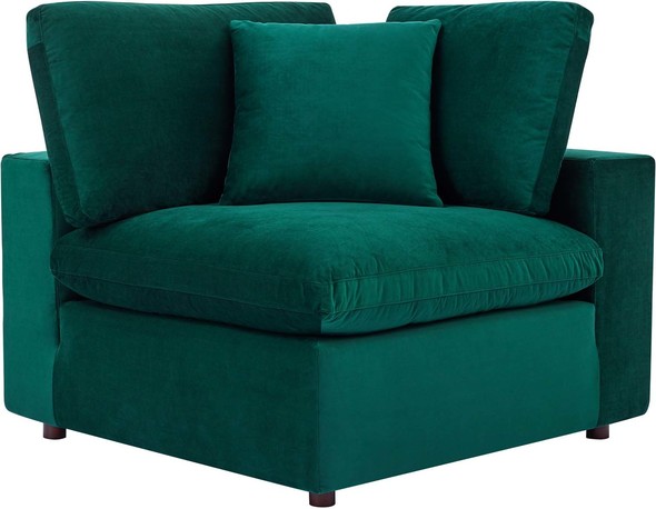 living spaces sectional with chaise Modway Furniture Sofas and Armchairs Green