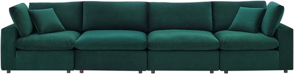 upholstered sectional sofa Modway Furniture Sofas and Armchairs Green