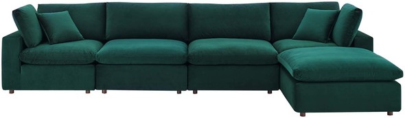 buy sectional Modway Furniture Sofas and Armchairs Green