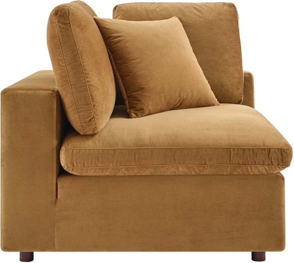 l couch gray Modway Furniture Sofas and Armchairs Cognac