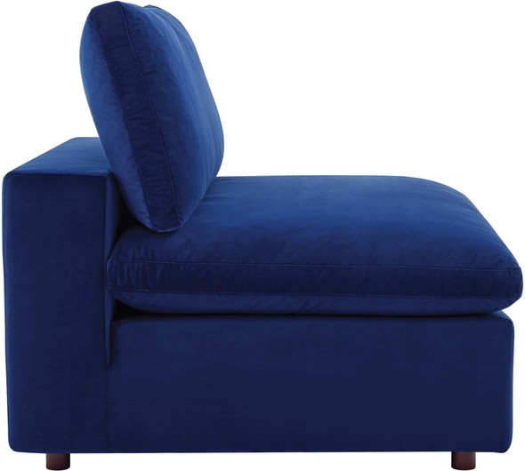 oversized sectional leather Modway Furniture Sofas and Armchairs Navy