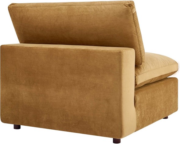 large velvet couch Modway Furniture Sofas and Armchairs Cognac