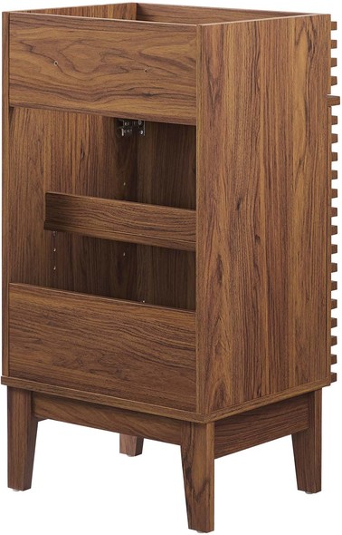 bathroom cabinet free standing Modway Furniture Vanities Walnut