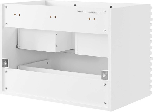 60 inch vanities with one sink Modway Furniture Vanities White