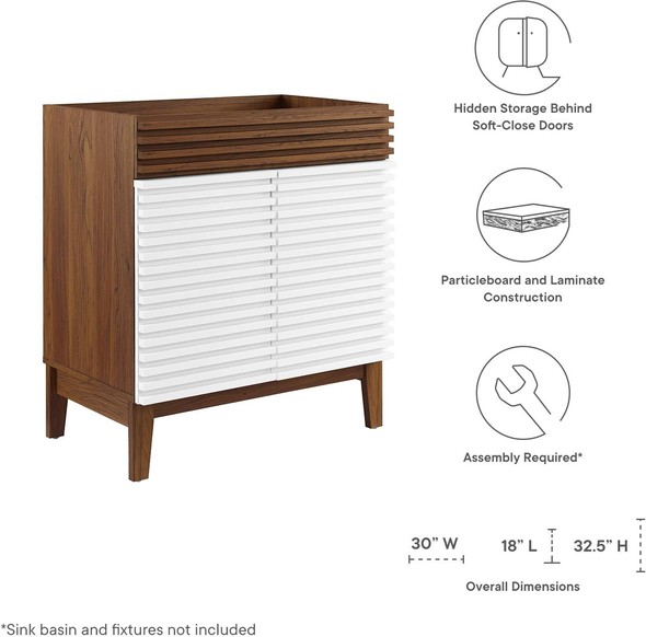 bathroom cabinets suppliers Modway Furniture Vanities White Walnut