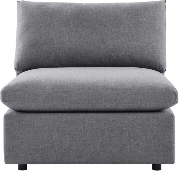 leather upholstered chairs Modway Furniture Sofa Sectionals Gray