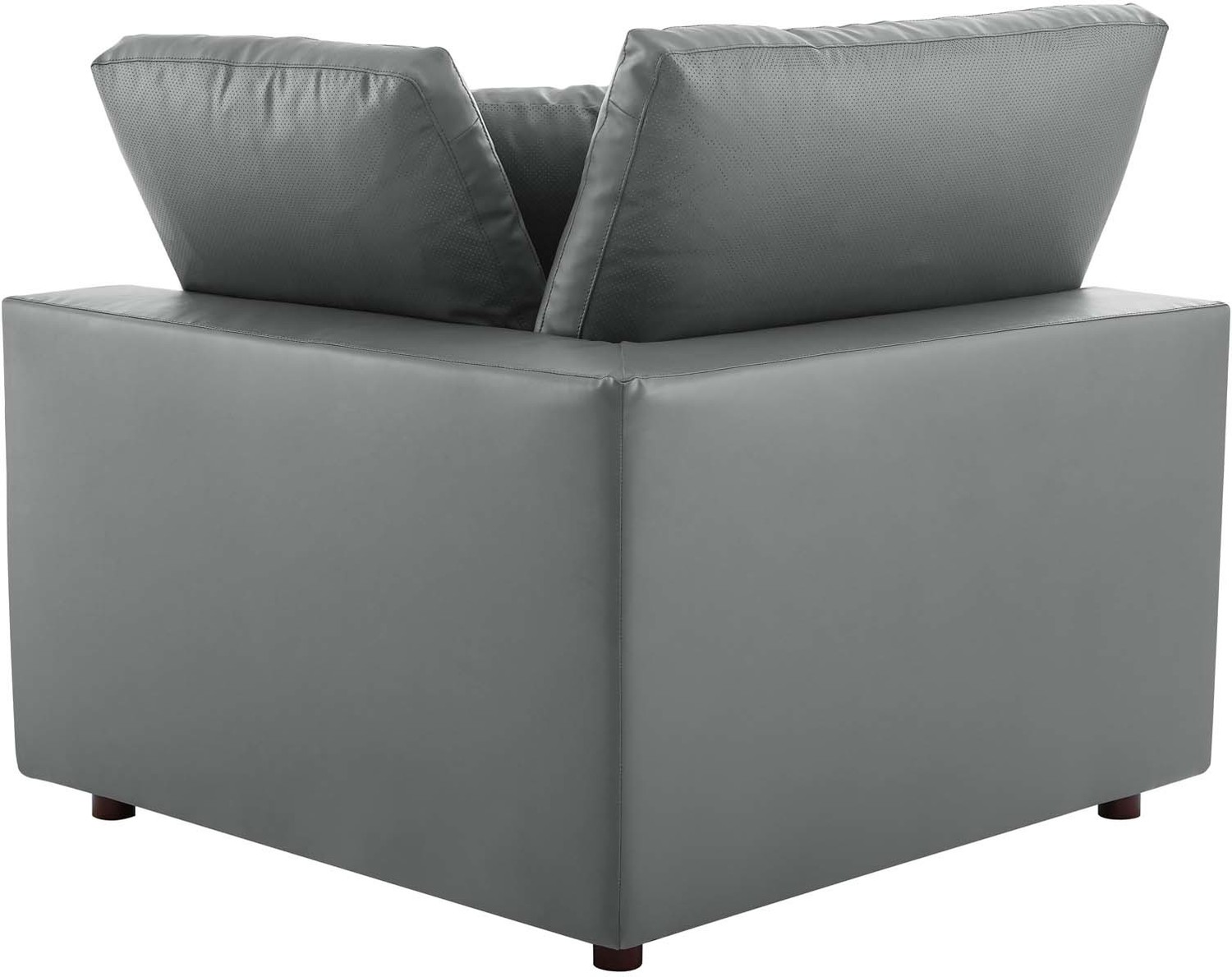 contemporary sectional modern sofa Modway Furniture Sofas and Armchairs Gray