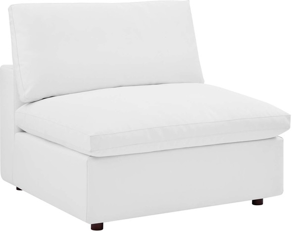 storage sofa bed sectional Modway Furniture Sofas and Armchairs White