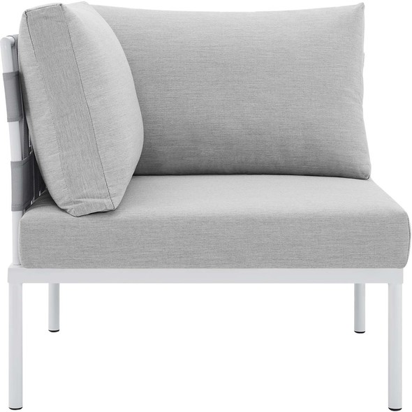grey l sectional couch Modway Furniture Sofa Sectionals Gray Gray