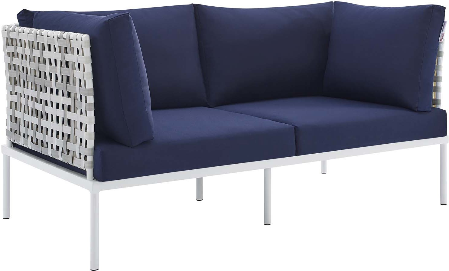 harmony patio furniture Modway Furniture Sofa Sectionals Taupe Navy